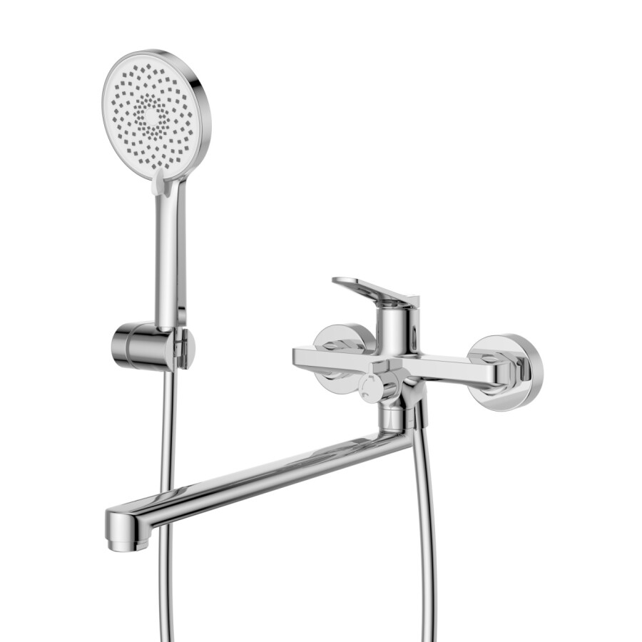 Смеситель BelBagno для ванны и душа UNIQUE-VASM-L-CRM