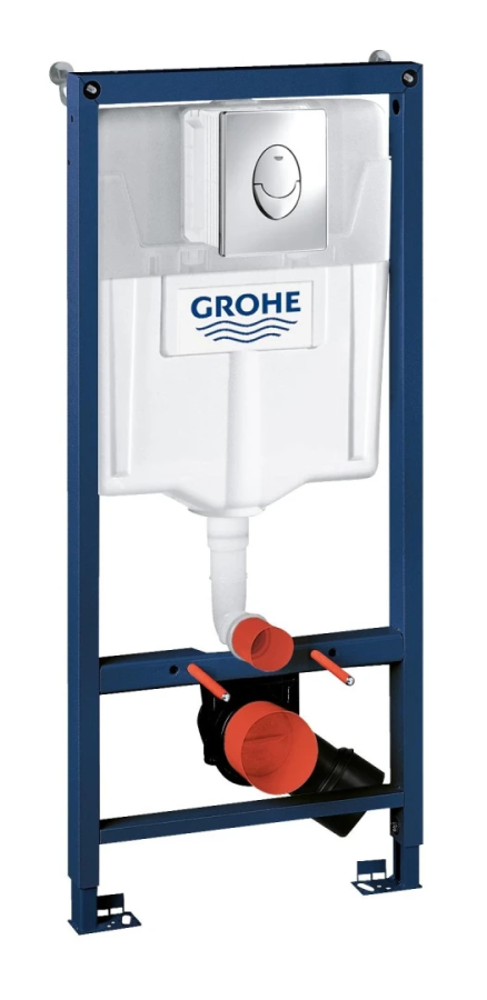 Grohe Rapid SL 38721001 инсталляция для унитаза с овальной кнопкой