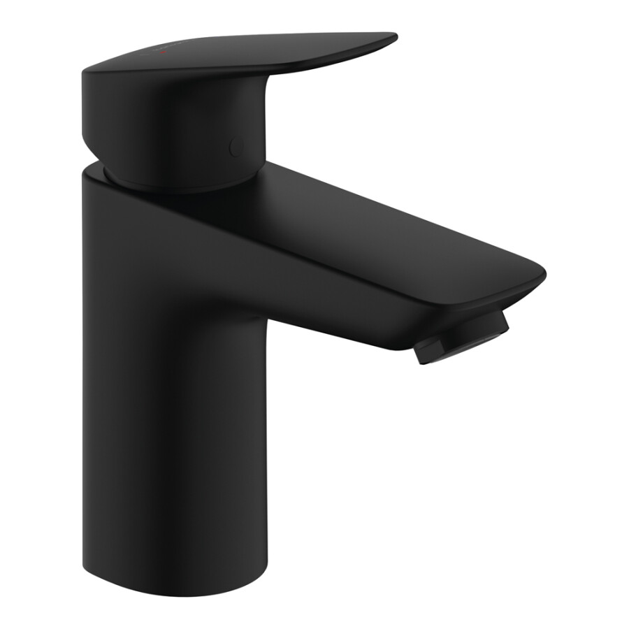 Hansgrohe Logis Смеситель для раковины 100 Push-Open черный матовый 71107670