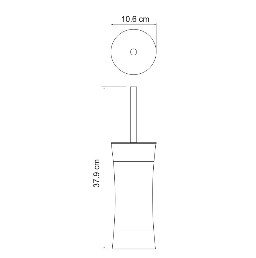 WasserKRAFT Wern K-7527 туалетный ершик
