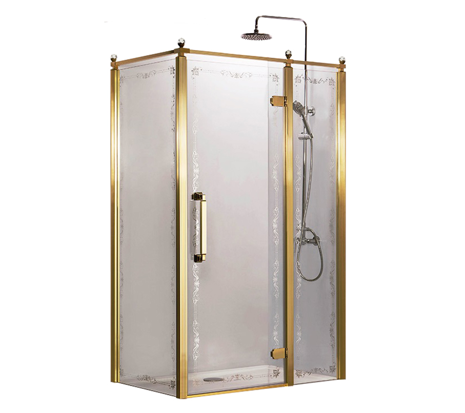 Azario Ontario душевое ограждение 90х120х200 AZ-NBB1231-R 900 GOLD