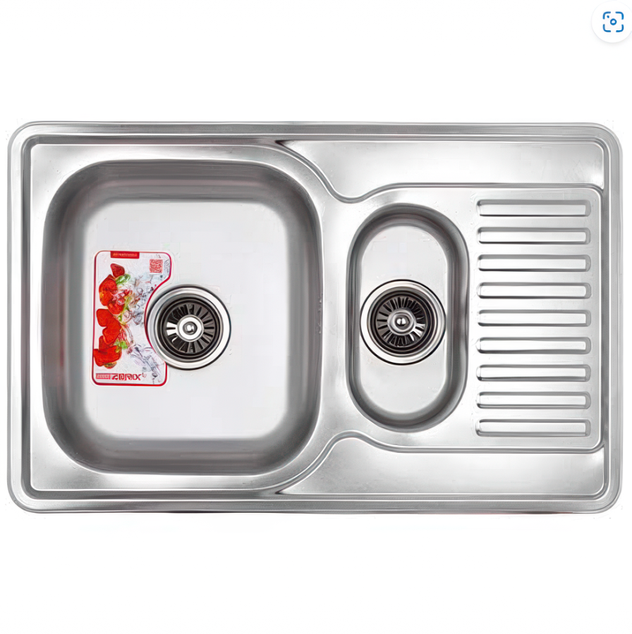 Мойка из нержавеющей стали врезная 78х48 см Zerix Armonia Z7850A-08-180E ZM0552