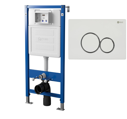 Point инсталляция для подвесного унитаза PN45120 с кнопкой PN44061WC