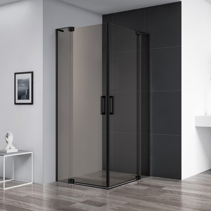 Cezares Slider душевой уголок 70/80х70/80 см SLIDER-A-2-70/80-BR-NERO