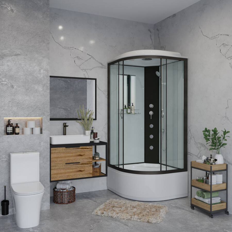 Niagara NG 6707-14G Душевая кабина 80x80 с гидромассажем 67071414G
