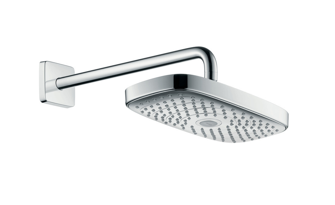 Верхний душ Hansgrohe 27385000 Raindance Select Raindance Select E 300 2jet с держателем 390