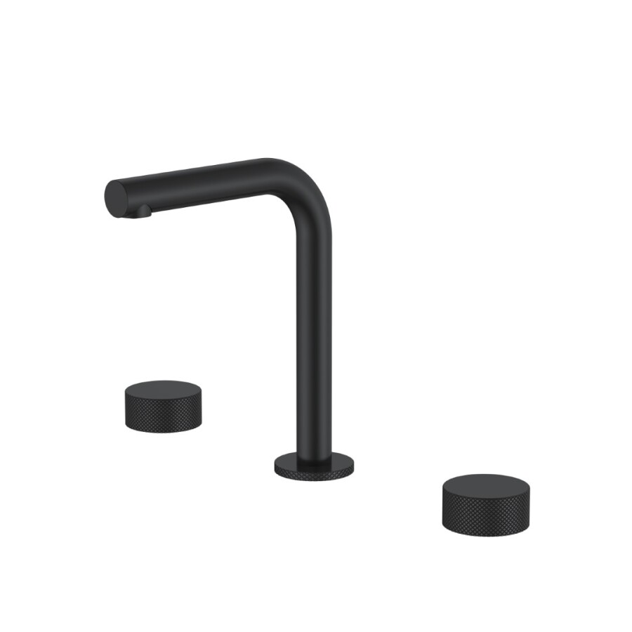 Смеситель для раковины Boheme Stick ручка Touch на 3 отв. Black 152-B.2