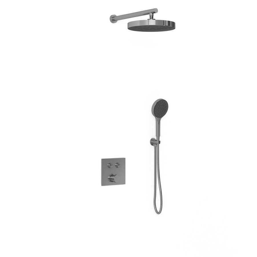 Vincea Inspire душевой комплект вороненая сталь VSFW-4I212GM