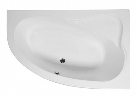 Aquanet Luna 155*100 ванна акриловая асимметричная R