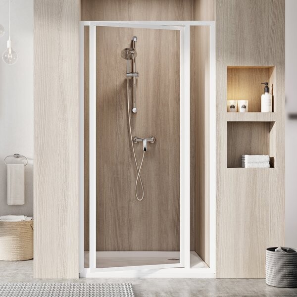 Ravak Supernova Душевая дверь SDOP-90 профиль белый, прозрачное стекло 03V70100Z1