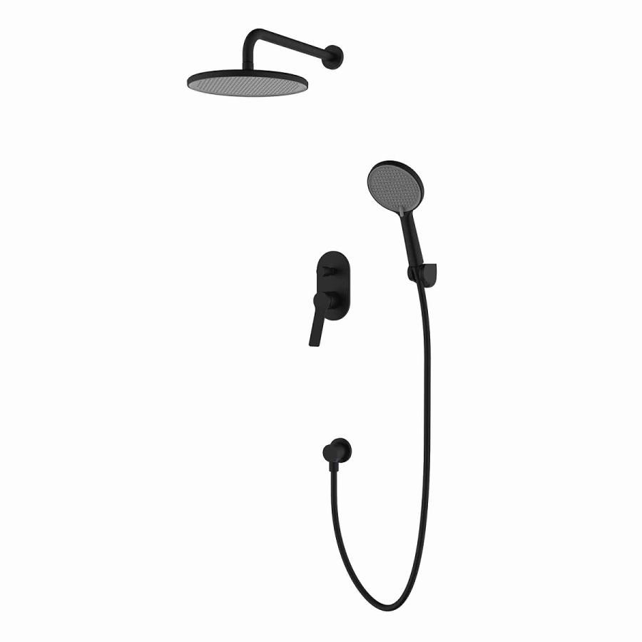 Azario Vise душевая система черный AZ-VSA248330PA+82KPA