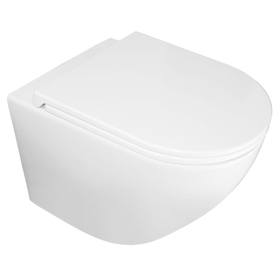 Унитаз подвесной Azario PRO (круглый) СКРЫТОЕ ТОРНАДО безободковый унитаз в комплекте с сидением микролифт скрытая система смыва 490*370*360 мм PRO-0001 UQ3