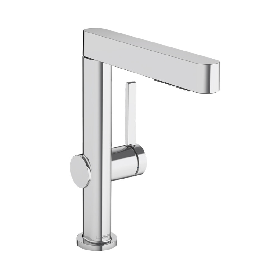 Hansgrohe Finoris Смеситель для раковины 230 с вытяжным душем 2jet с клапаном Push-Open хром 76063000