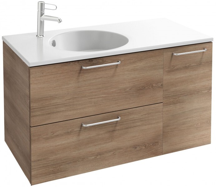 Jacob Delafon Odeon Rive Gauche EB2544-R5-NR4 100 см тумба под раковину подвесная