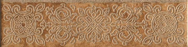 Coliseum Gres Friuli Fascia Orchidea Marrone 7x30 см вставка напольная коричневая