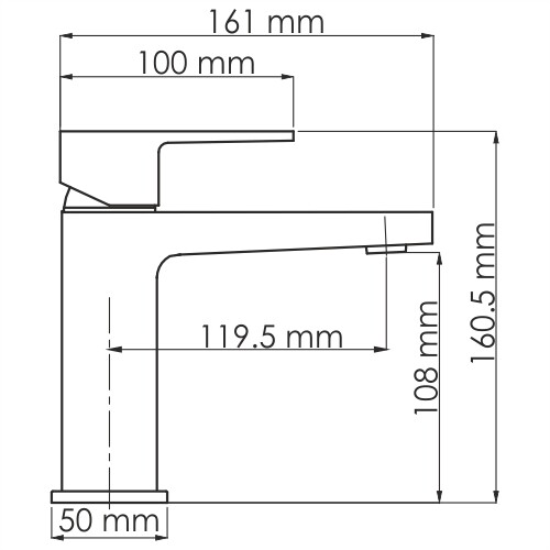WasserKRAFT Abens 2003 смеситель для раковины 35 мм