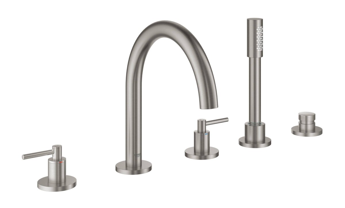 Grohe Atrio New 19922DC3 смеситель на борт ванны суперсталь