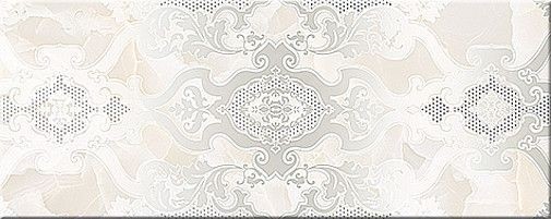 Azori Navarra Crema Barocco 20х50 см декор настенный глянцевый