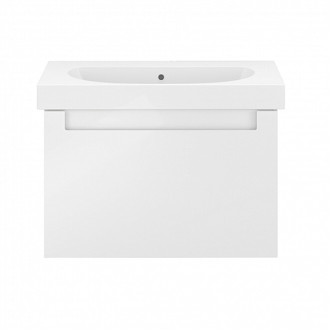 Kerama Marazzi Buongiorno Plus 80 тумба BGP.80.1+1WHT с раковиной подвесная
