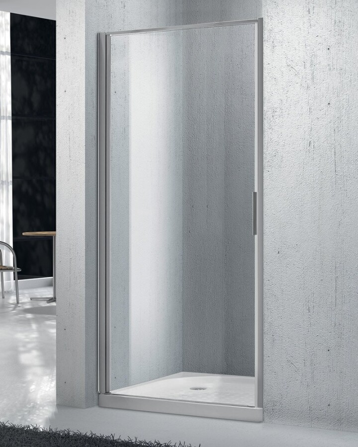 BelBagno Sela душевая дверь 75 см рифленая, хром SELA-B-1-75-P-Cr