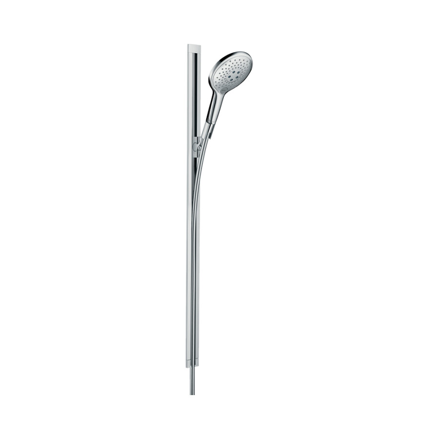 Hansgrohe Raindance Select S Душевой набор 150 3jet со штангой 90 см хром-белый матовый 26626400