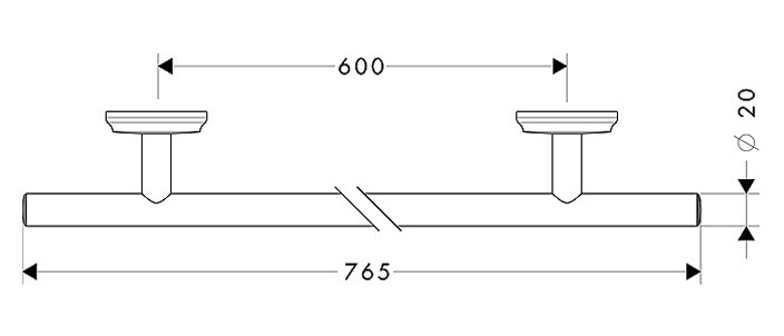 Полотенцедержатель Hansgrohe Logis Classic 41616000