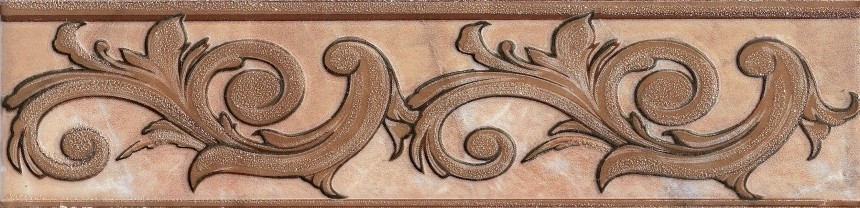 Фриз Lasselsberger Капри 6х25 коричневый