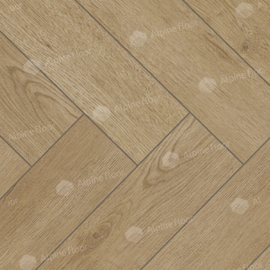 Ламинат Alpine Floor Herringbone 12, LF105-8A Дуб Молизе 600 х 100 х 12 mm
