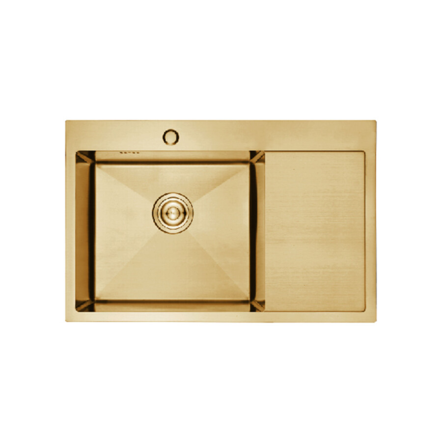 Gerhans мойка для кухни 1 мм, нержавеющая сталь, золото K37851G-R PVD GOLD