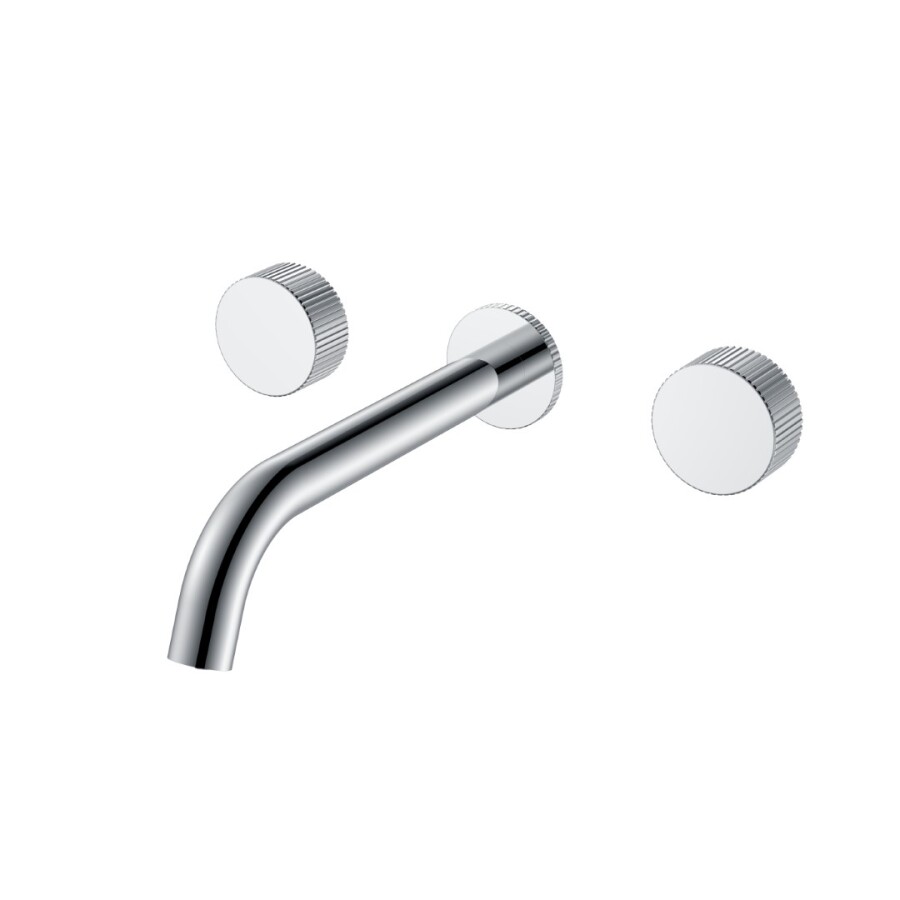 Смеситель для раковины из стены Boheme Stick Хром ручка Linea 152-2-CR.3