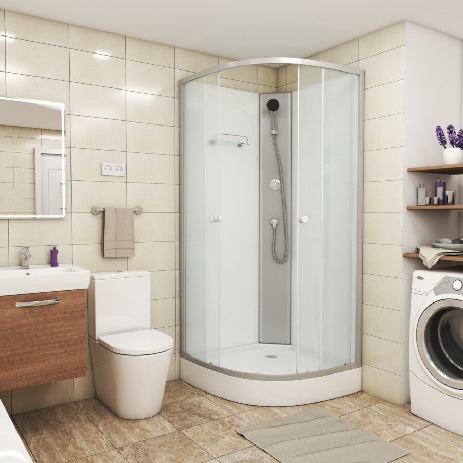 Niagara Eco Душевая кабина 90x90 Без крыши E90/13/MT/BK