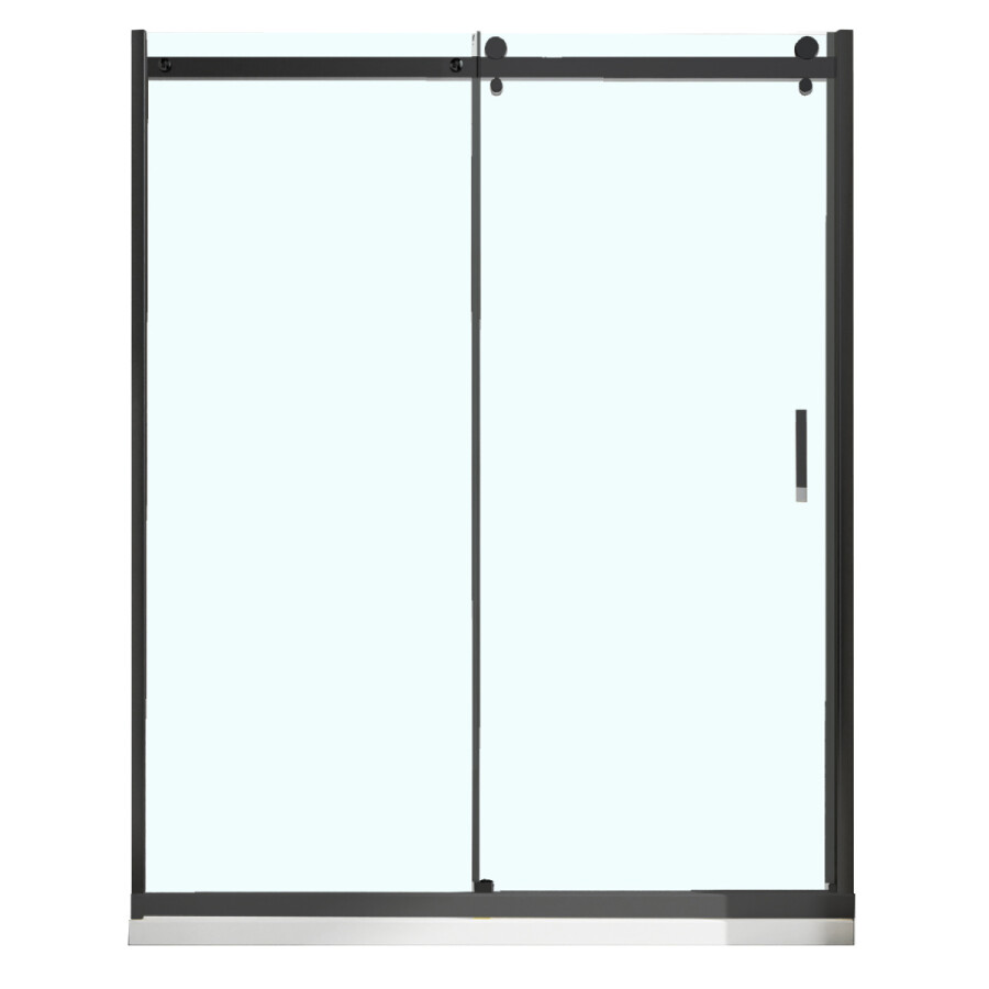 Душевая дверь Azario BERN 1500х1950, прозрачное стекло 6 мм, профиль черный матовый AZ-733-150-BM-CL
