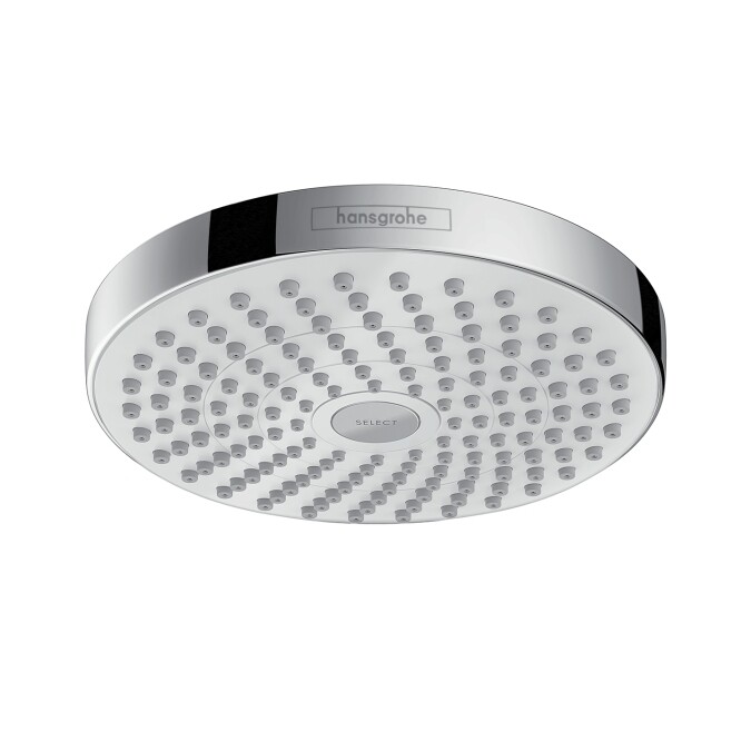 Hansgrohe Croma Select S Верхний душ 180 2jet хром-белый матовый 26522400