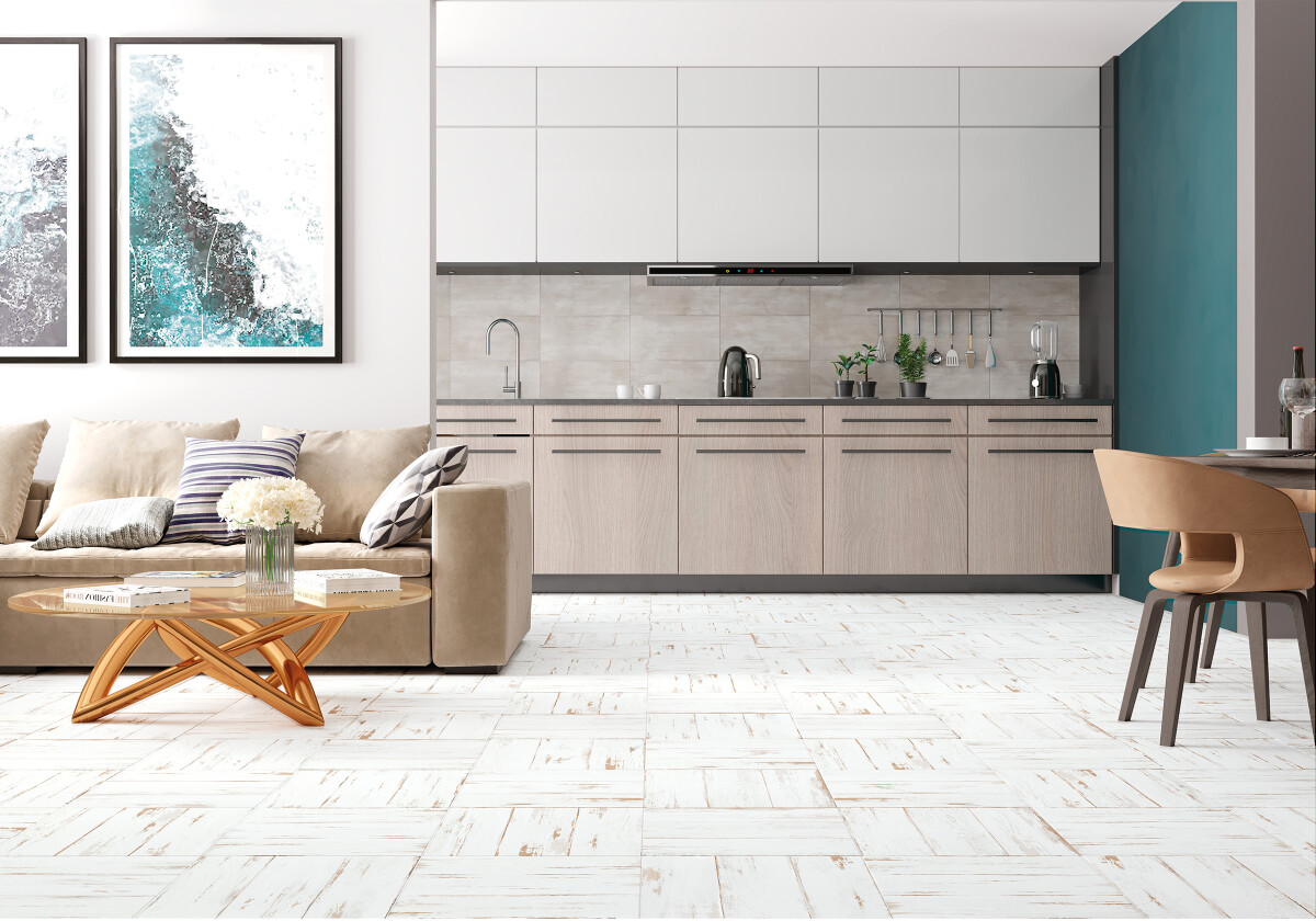 NewTrend Montana Form White керамогранит 410*410 GP6MOF00