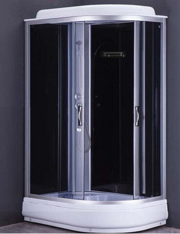Loranto душевая кабина 120х80х215 черная левая CS-66120-20 L G