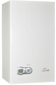 Ferroli Fortuna F40 котел газовый 40 кВт 2 контура турбо