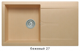 Polygran Gals 860 86 50 см мойка для кухни бежевый
