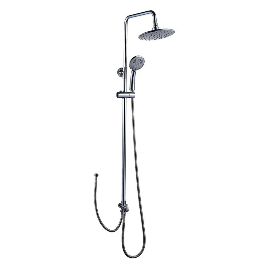 Diadonna D65-35001 Душевой гарнитур с верхним душем и ручной лейкой, без смесителя Хром