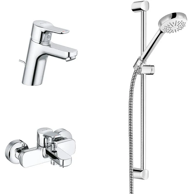 Kludi Pure&Easy набор смесителей для ванны 376850565