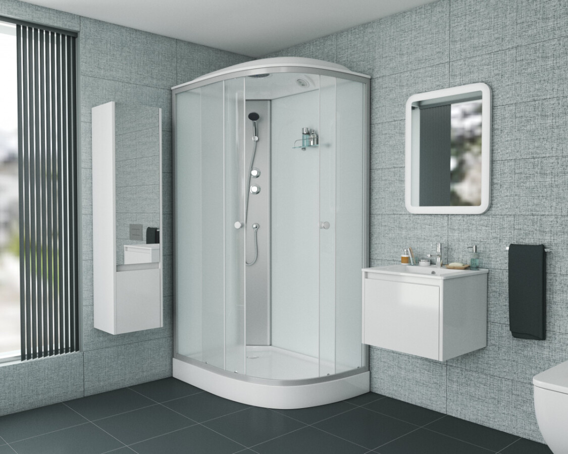 Niagara Eco Душевая кабина 120x80 Левая Тропический душ E120/80/13L/MT