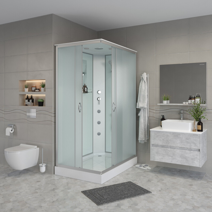 Niagara NG 43085-14QG Душевая кабина 100x80 с гидромассажем 430853QG