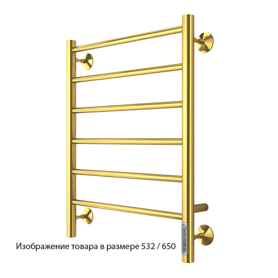 Полотенцесушитель Terminus Аврора Quick Touch 432/650 Золото 32/18 П6