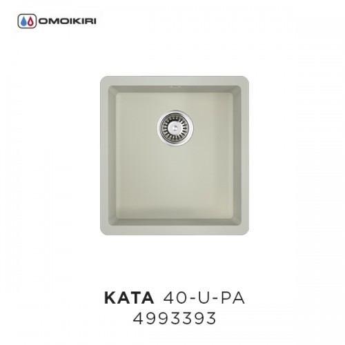 Omoikiri Kata 40-U-PA 4993393 кухонная мойка аrtgranit пастила 40х42 см