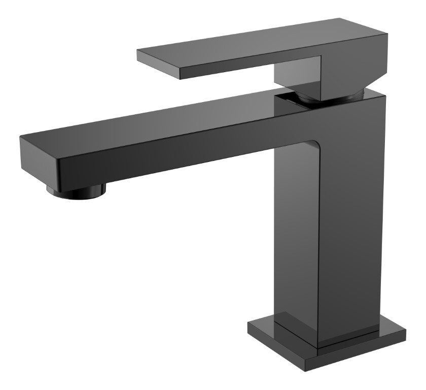 Смеситель для умывальника Boheme Qubic Shine Gun Metal 471-SGM