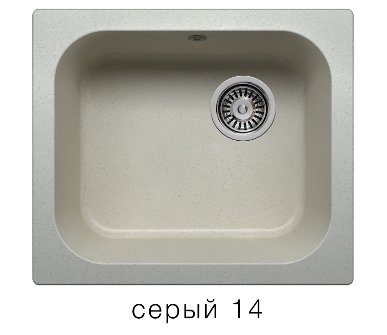 Polygran F 17 кухонная мойка серый 43 х 50 см