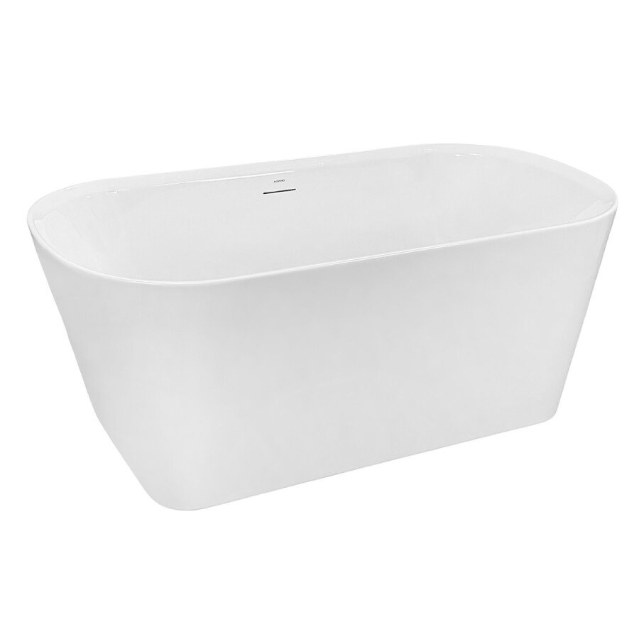 Ванна акриловая Azario Crisp 1500x750x600 отдельностоящая, в комплекте с сифоном и металлической рамой AZ-8692-1.5