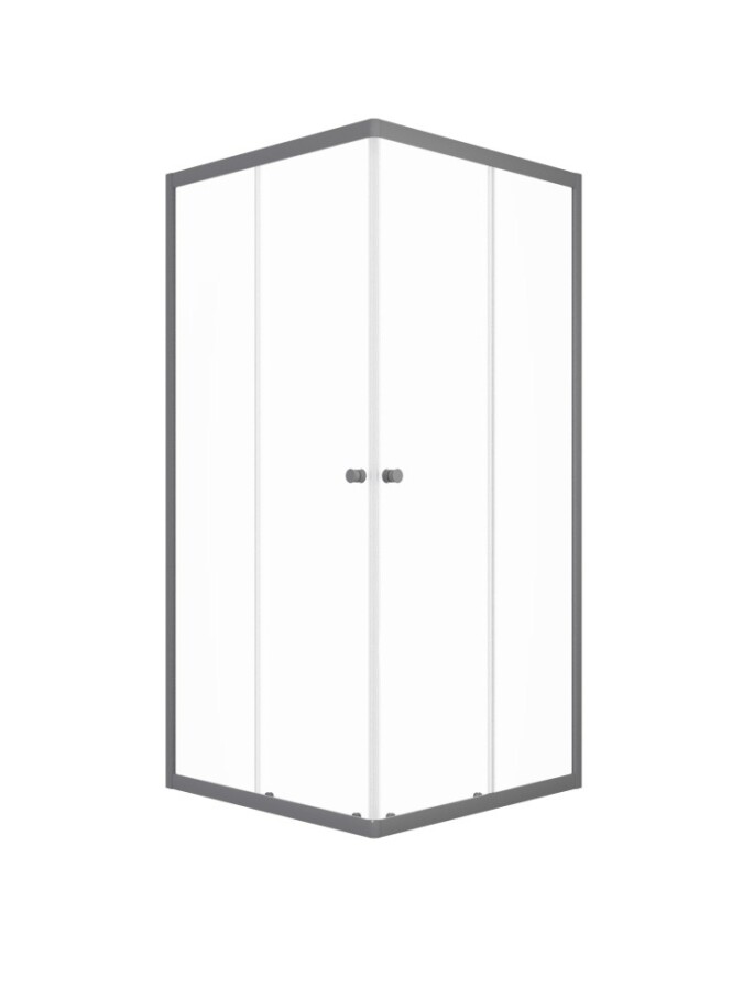 Triton Душевая Ширма Вента-Графит 100х100 Щ0000079316