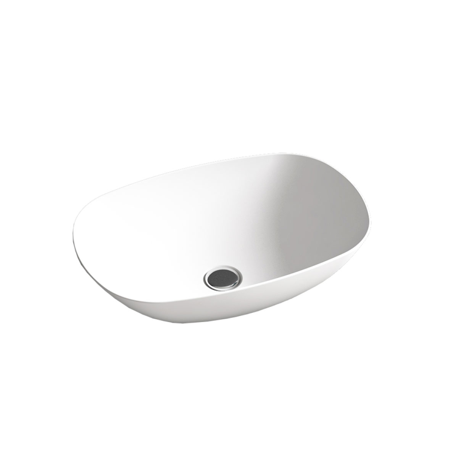 Vincea Solid Surface раковина 54х36 см накладная VBS-6T12MW