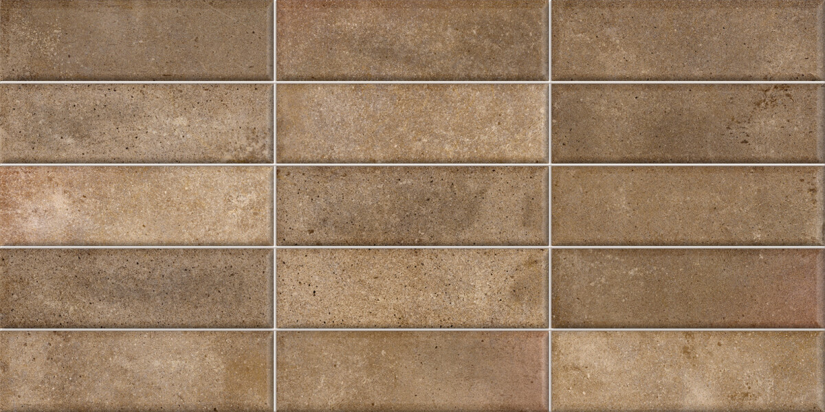 New Trend Эльбрус Брик каштановый / Elbrus Brick Marron Керамическая плитка настенная 300 x 600 x 9 WT36ELR31
