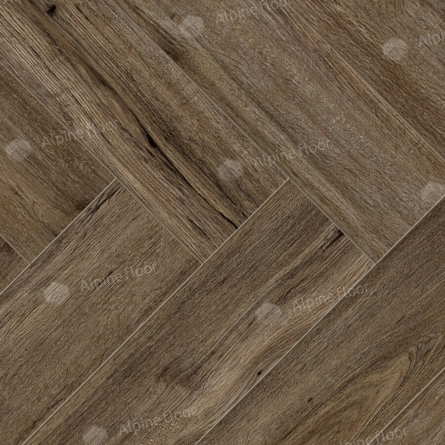 Ламинат Alpine Floor Herringbone 8, LF102-10A Дуб Бордо 606 х 101 х 8 mm